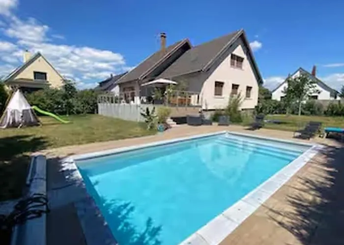 Maison - Piscine Privee - 6 Personnes - 20 Min Du Centre A Pied Dom wakacyjny Colmar
